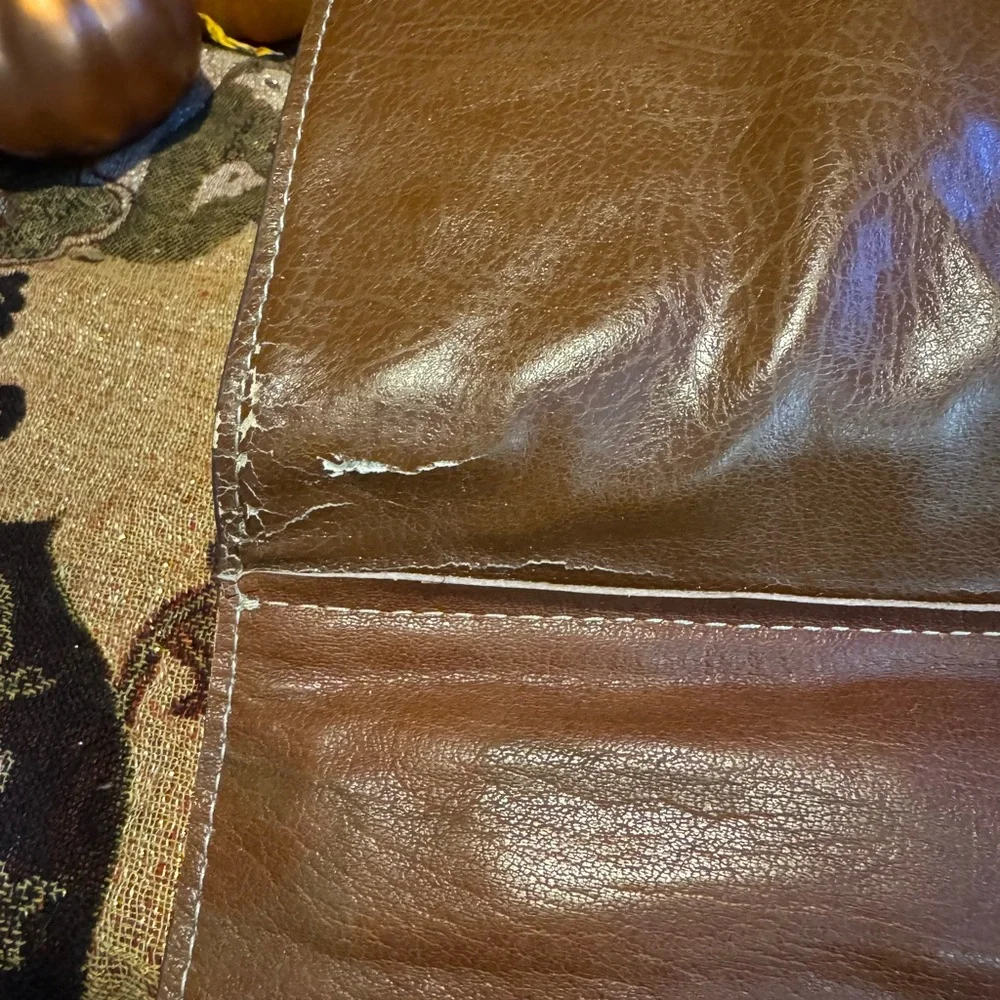 COPY - COPY - Vintage APC Brown Leather Messenger Laptop Briefcase 17